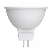 Лампа светодиодная LED-JCDR-7W/3000K/GU5.3/38D/NR матовая серия Norma 3000K угол свечения 38° ТМ Volpe