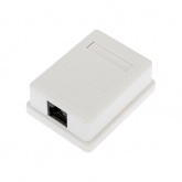 Розетка компьютерная внешняя, 1-порт RJ-45 (8P8C), UTP неэкранированная, категория 6, REXANT