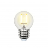 Лампа светодиодная диммируемая LED-G45 ШАР 5W/E27/CL/DIM Air 490Лм 4000К прозр. Uniel 4690485097457