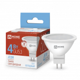 Лампа светодиодная LED-JCDR-VC 4Вт 230В GU5.3 6500К 310Лм IN HOME