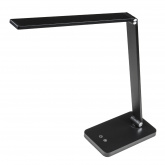Светильник настольный TLD-571 Black/LED/400Lm/4500K/Dimmer 8W сенс выкл черный TM Uniel