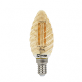 Лампа светодиодная LED-СВЕЧА ВИТАЯ-deco 5Вт 230В Е14 3000К 450Лм золотистая IN HOME