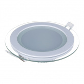 Светильник встраиваемый OREOL Glass Rlp 24W-6м² 205/223mm 4000K круг (10/кор)