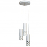 Светильник подвесной "Касабланка" 232 бел. муар НСБ 01-3х60-165 Е27 ИУ