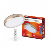 Светильник светодиодный COMFORT HONEY 60Вт 230В 3000-6500K 4800Лм 500х110мм c пультом ДУ IN HOME