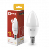 Лампа светодиодная LED-СВЕЧА-VC 11Вт 230В Е14 3000К 820Лм IN HOME