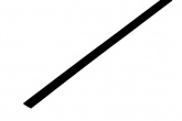 Термоусадка   4,0 / 2,0 мм, черная (упак. 50 шт. по 1 м)  REXANT