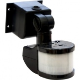 Датчик движения инфракрасный  ДД-018-B 1200Вт 270 гр. 12м, IP44 черный ASD