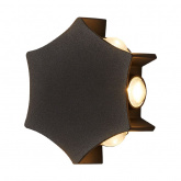 Светильник светодиодный настенный LINZA 20-102 6W-Сree 4000К 135*45mm IP54 черный Oreol