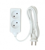 Удлинитель 2N-2-SMART 2-х местн 6А 2м 8222 IN HOME