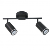 Спот поворотный ДВОЙНОЙ под лампу GU10 Led Spot 105 300x120x95mm ЧЕРНЫЙ Oreol