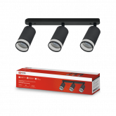 Светильник потолочный НПБ СПОТ-3xGU10-AR-BL под GU10 350х56х165мм черный IN HOME