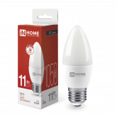 Лампа светодиодная LED-СВЕЧА-VC 11Вт 230В Е27 4000К 820Лм IN HOME