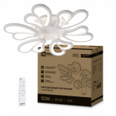 Светильник светодиодный ELEGANT IRIS 120Вт 230В 3000-6500K 8400Лм 607х535х85мм c пультом ДУ белый IN HOME