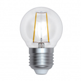 Лампа светодиодная диммируемая LED-G45-9W/3000K/E27/CL/DIM GLA01TR шар прозр Air 3000K ТМ Uniel