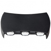 Светильник светодиодный настенный LINZA 20-101 6W-Сree 4000К  165*85*45mm IP54 черный Oreol