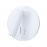 Светильник светодиодный настенный WALL 136 круг 6W+3W 4000К 140mm белый Oreol