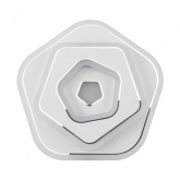 Светильник светодиодный настенно-потолочный GEOMETRIA 226 34W 4000K 230mm белый Oreol