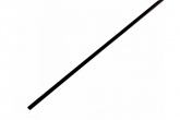 Термоусадка   2,0 / 1,0 мм, черная (упак. 50 шт. по 1 м)  REXANT