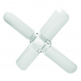 Лампа светодиодная для растений LED-P65-32W/SPSB/E27/FR/P4 PLP32WH форма "P" лепестковая матовая
