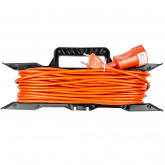 Удлинитель YX10-101 /UCK-1N/2x1,00/10M/F ORANGE силовой на рамке б/з 1гнездо 10м (ПВС 2х1,00) 10A оранжевый TМ Uniel