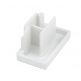 Заглушка торцевая для шинопровода UFB-Q123 C21 WHITE 1 POLYBAG
