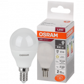 Лампа светодиодная ШАР 10Вт E14 3000K LVCLP75 10SW/830 230V OSRAM