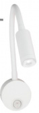 Гибкий настенный светодиодный светильник ULT-F21-3W/4000K IP20 WHITE Uniel