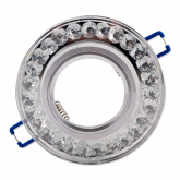 Точечный Светильник OREOL Crystal G4015 95/60mm Под Лампу MR16 Белый