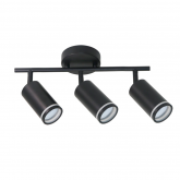 Спот поворотный ТРОЙНОЙ под лампу GU10 Led Spot 105 460x120x95mm ЧЕРНЫЙ Oreol