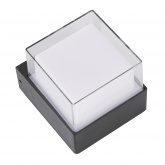 Светильник уличный настенный накладной светодиодный ULU-P25A-5W/4000K IP65 BLACK 5Вт 230В 4000К корпус черный TM Uniel