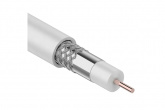 Кабель коаксиальный PROconnect RG-6U, 75 Ом, CCS/Al/Al, 48%, бухта 10 м, белый