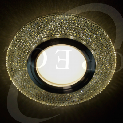 Точечный Светильник OREOL Crystal 8163 93/60mm под лампу MR16 Белый