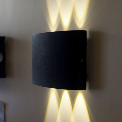 Светильник светодиодный настенный LINZA 20-111 6W-Сree 4000К 160*85*45mm IP54 черный Oreol