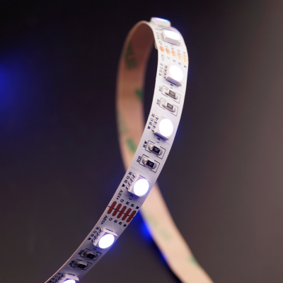 Сд лента МУЛЬТИКОЛОР 4в1 16Вт SMD5050-60LED 950Lm 12V IP33 RGBNW нейтральный белый Oreol