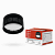 Светильник потолочный НПБ DECO-GX53-GS-BL под GX53 82х43мм черный IN HOME