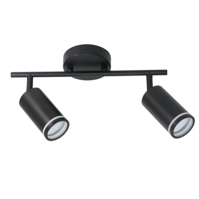 Спот поворотный ДВОЙНОЙ под лампу GU10 Led Spot 105 300x120x95mm ЧЕРНЫЙ Oreol