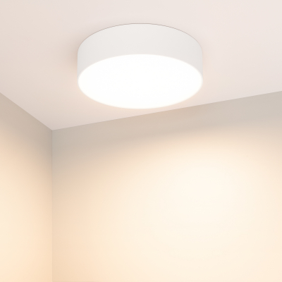 Светильник SP-RONDO-R210-20W Warm3000 (WH, 120 deg, 230V) (IP40 Металл, 3 года) Arlight