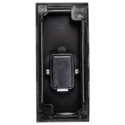 Светильник уличный UUL-P52A 2х6W-GU10 IP65 BLACK под две лампы GU10 архитектурный накладной корпус черный TM Uniel