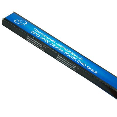 Светильник светодиодный SPO-108 1200мм 36W-3200lm 5000K Алюминий IP40 Oreol