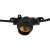 Гирлянда Белт-лайт UDL-K120 200/E27/100M IP65 BLACK BELT-LIGHT 100м+1,5м сетевой шнур 200 патронов E27 шаг 50см чёрная TM Uniel