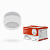 Светильник потолочный НПБ DECO-GX53-RL-WH под GX53 90х52мм белый IN HOME