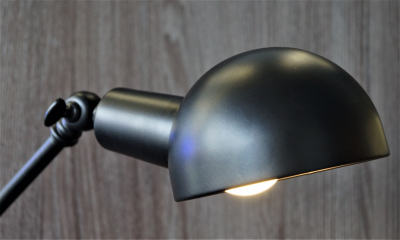 Светильник настольный Office 1121B под лампу E27 на основании МЕТАЛЛ ЧЕРНЫЙ OREOL