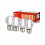 Лампа светодиодная LED-ШАР-deco 4PACK 9Вт 230В Е27 4000К 1040Лм (4шт./упак) прозрачная IN HOME