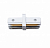Соединитель для 2-х шинопроводов UBX-Q122 G11 WHITE 1 POLYBAG  типа G прямой внутр 1-фаз бел Volpе
