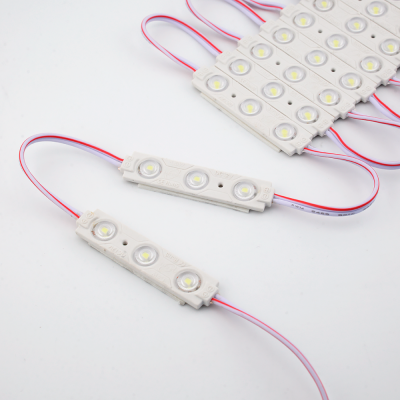 Модуль светодиодный с линзой 170гр. 2835/3LED 1.5Вт 200Лм 12V IP67 13000K Белый Холодный Oreol