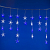 Занавес сд звёздочки-1 ULD-E5505-196-DTK WHITE-BLUE IP20 STARS-1 5.5х 0.5м 56подв 196д белый и синий