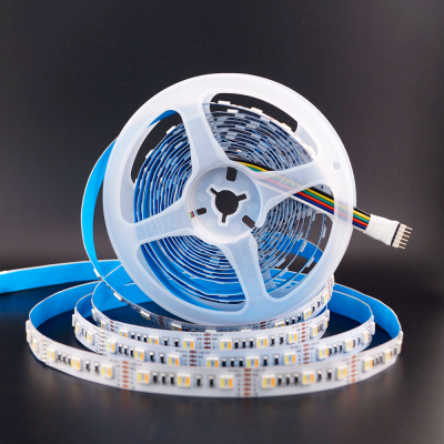Сд лента МУЛЬТИКОЛОР 5в1 20Вт SMD5050-60LED-12mm 1350Lm 12V IP33 RGBWWW RGB+3000-6000K Oreol