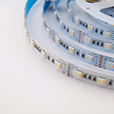 Сд лента МУЛЬТИКОЛОР 5в1 20Вт SMD5050-60LED-12mm 1350Lm 12V IP33 RGBWWW RGB+3000-6000K Oreol