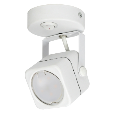 Светильник БРА декоративный накл серии Sotto DLC-S613 GU10/B WHITE GU10 выкючатель на корп, белый